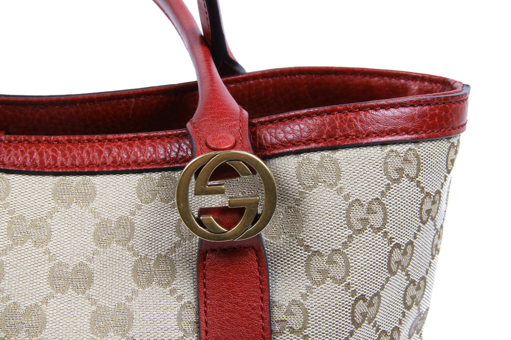 Gucci Tote a due manici con logo GG 342591 543014