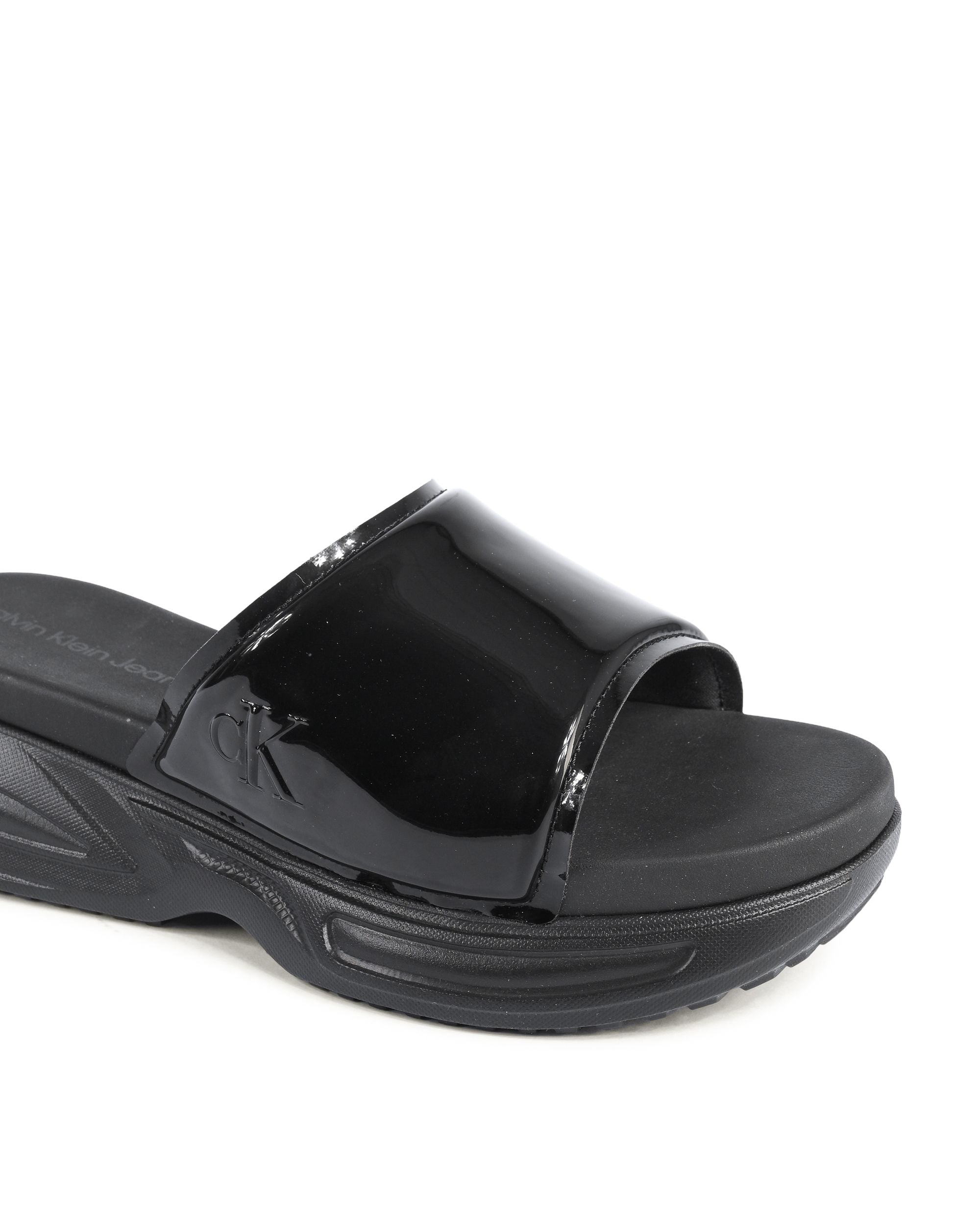 Ciabatte Calvin Klein da donna nere YW0YW014040GT