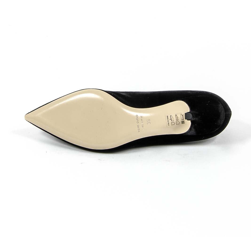 Décolleté da donna V 1969 Italia 3106153 VELLUTO NERO