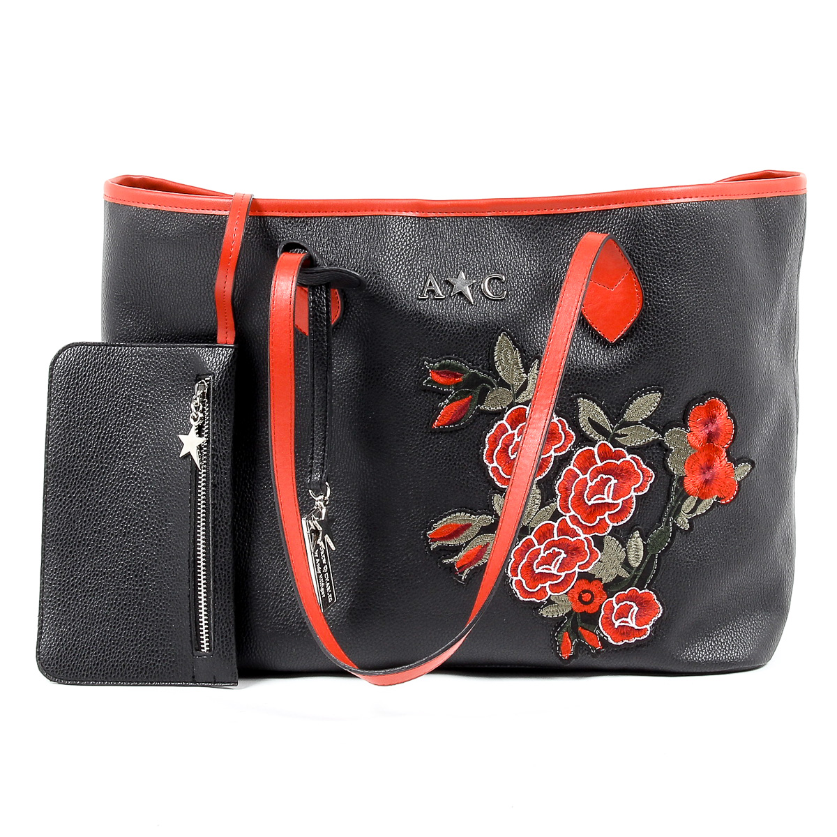 Borsa a mano da donna Andrew Charles nera INDIA