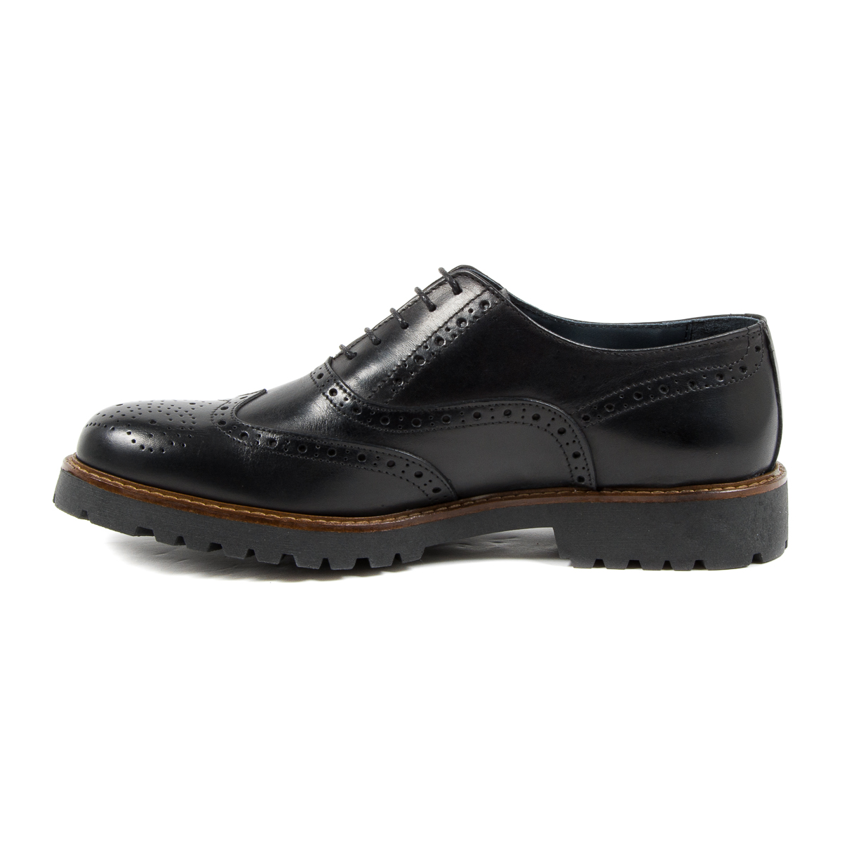 Andrew Charles Scarpe Brogue da uomo nere LUIS
