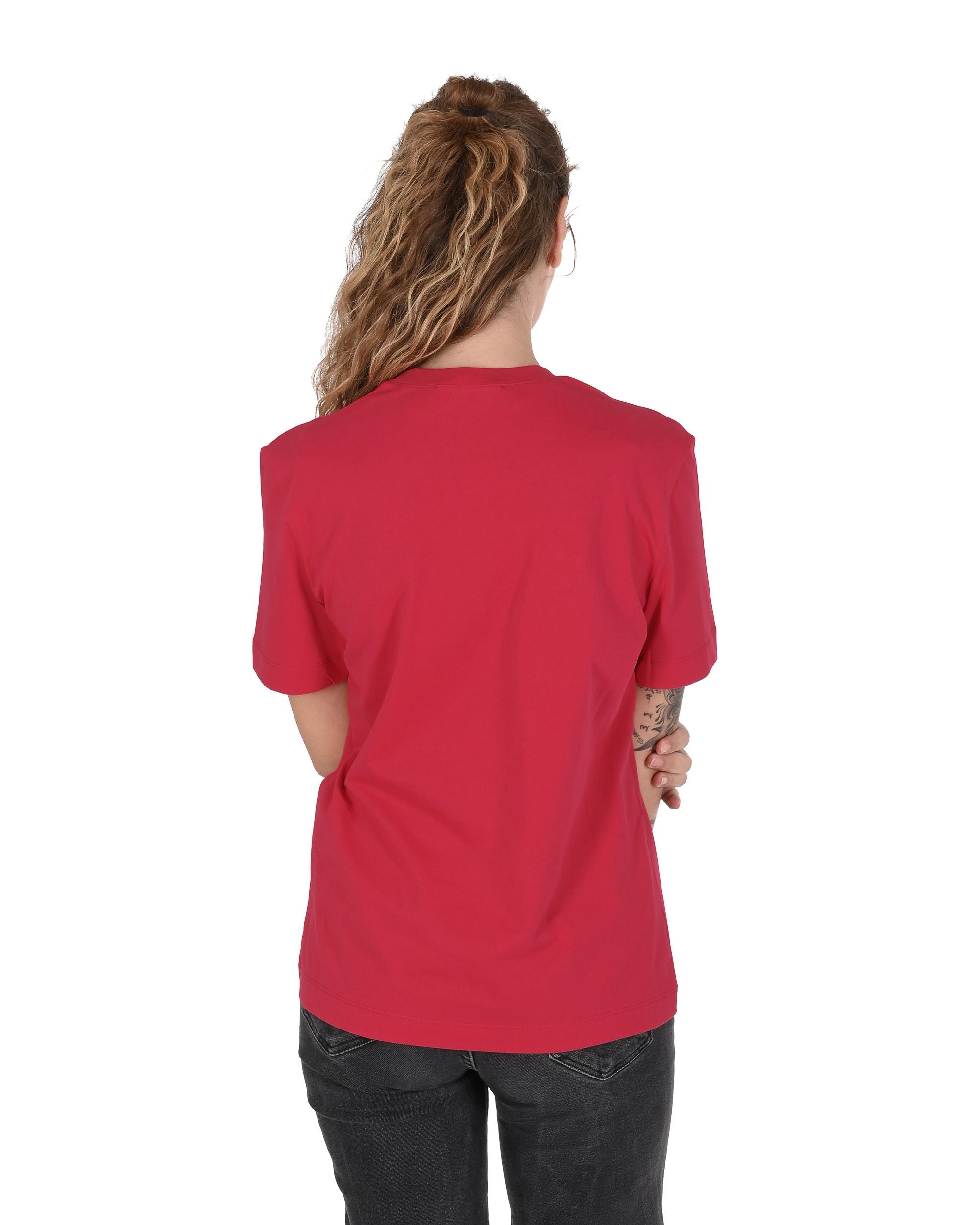 T-shirt da donna Love Moschino W 4 H06 29 M 3876 P23 ROSSO
