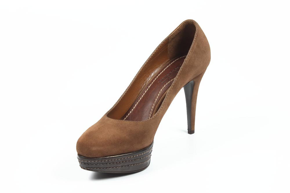 Décolleté da donna Sebastian Milano S4651 VELOUR SATTEL (AVANA)