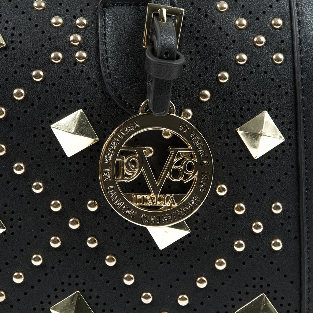 V 1969 Italia Borsa da donna nera CLAIRE
