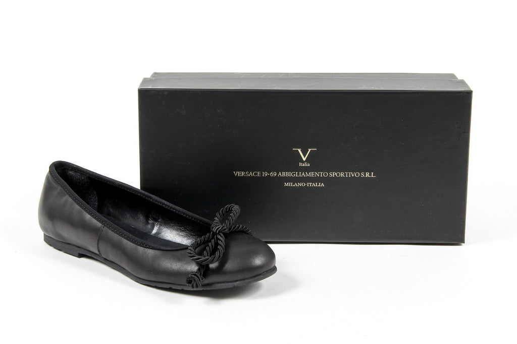 V 1969 Italia Womens Ballerina E08 NAPPA NERO