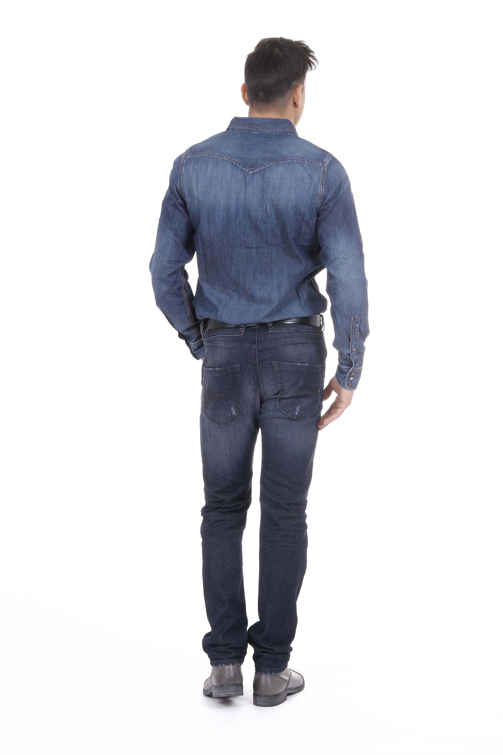 Camicia da uomo Diesel 00SD24 0GAEZ 01