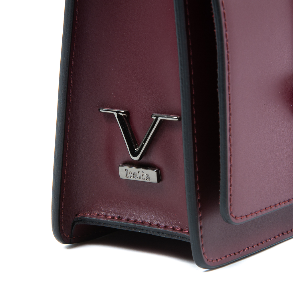 V 1969 Italia Borsa da donna Bordeaux DIADEMA