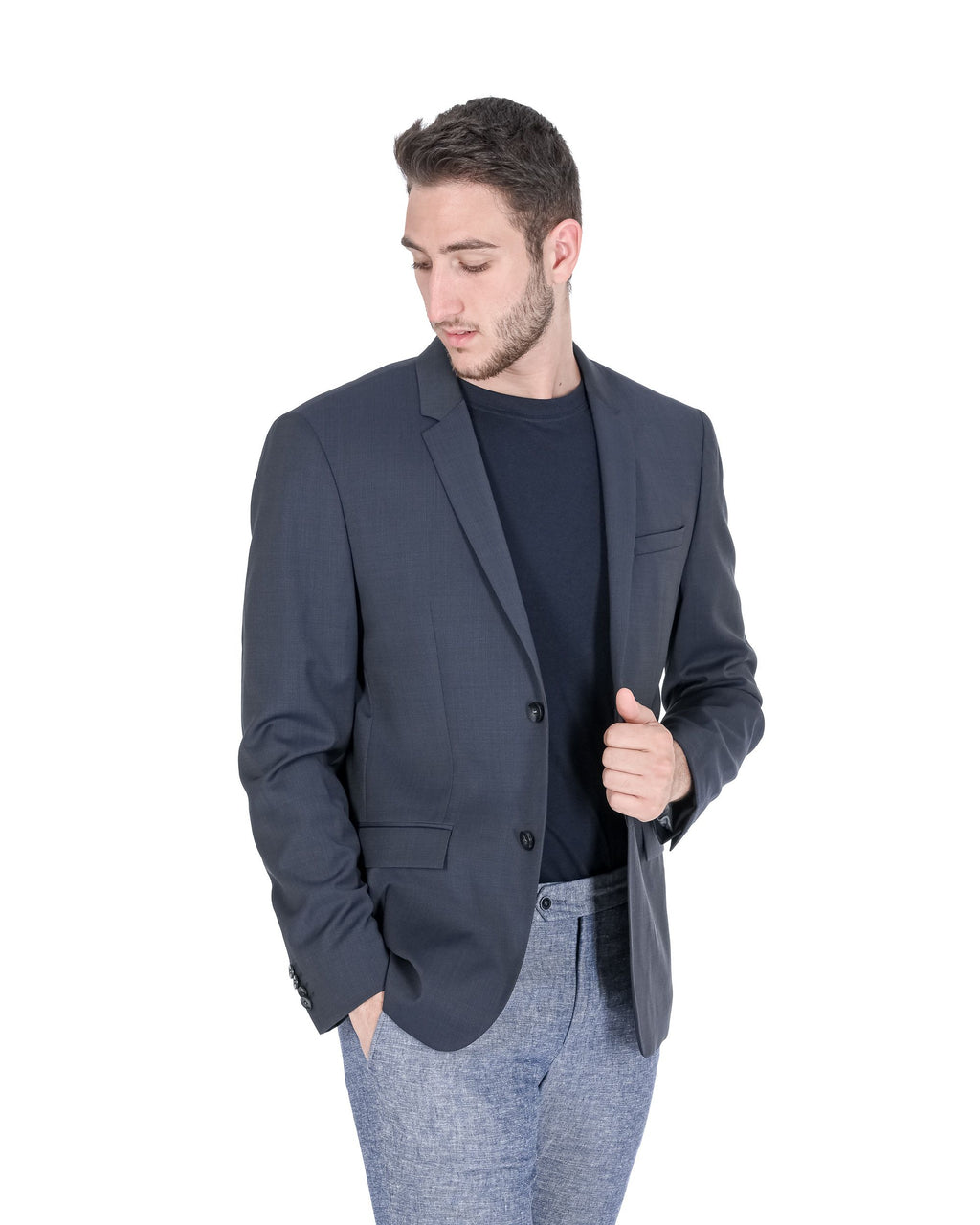 Calvin Klein Blazer da uomo blu K1EK101237478