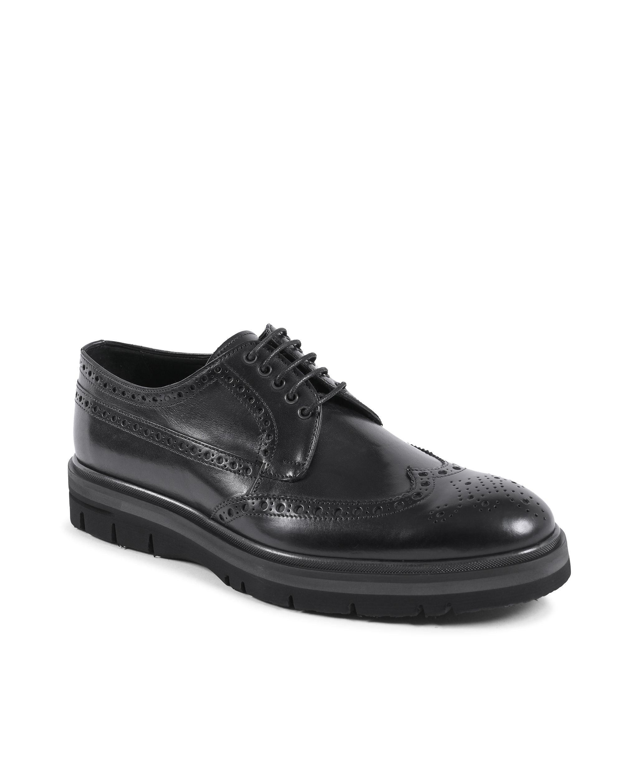 Scarpe brogue da uomo Dee Ocleppo EB138 VITELLO NERO