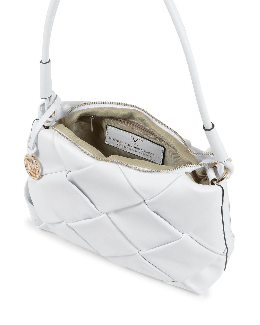 V Italia Borsa a tracolla da donna bianca V10230 52 SAUVAGE BIANCO