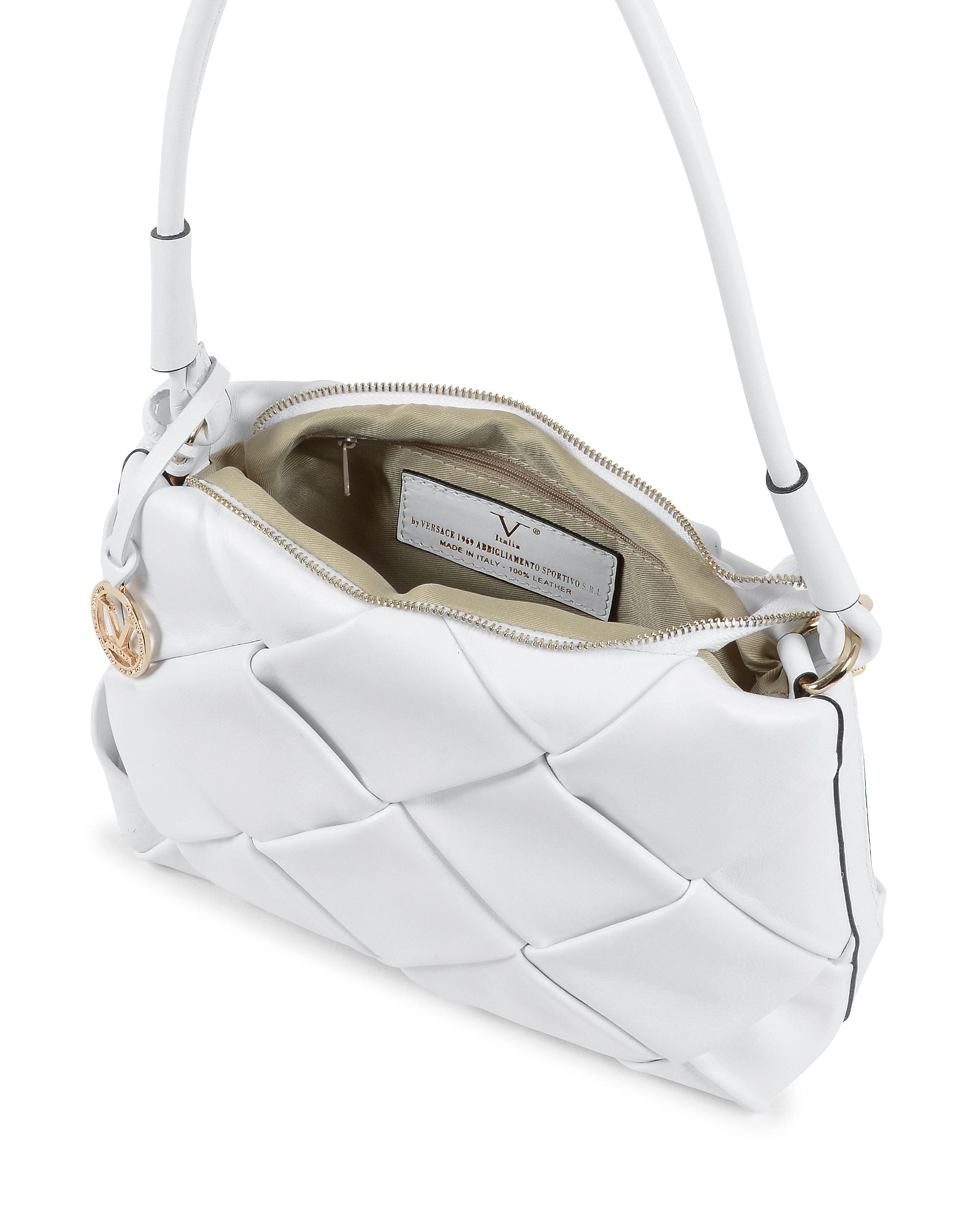 V Italia Borsa a tracolla da donna bianca V10230 52 SAUVAGE BIANCO