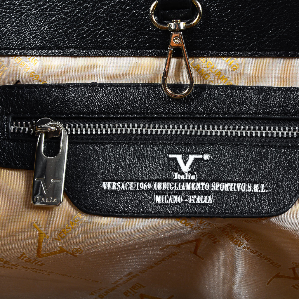 V 1969 Italia Borsa da donna nera MARION