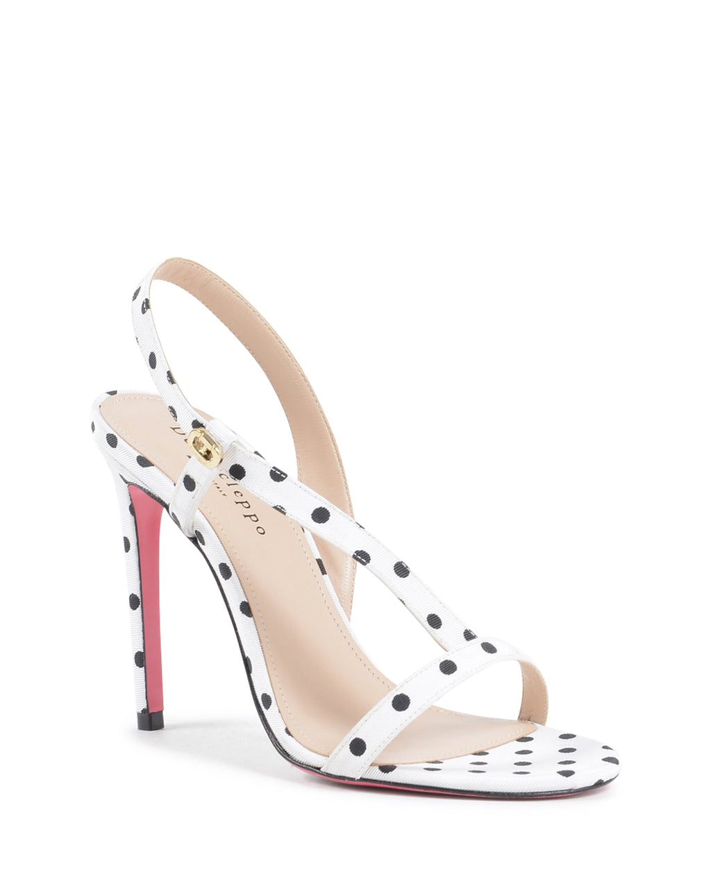Sandalo Portofino Polka Bianco/Nero