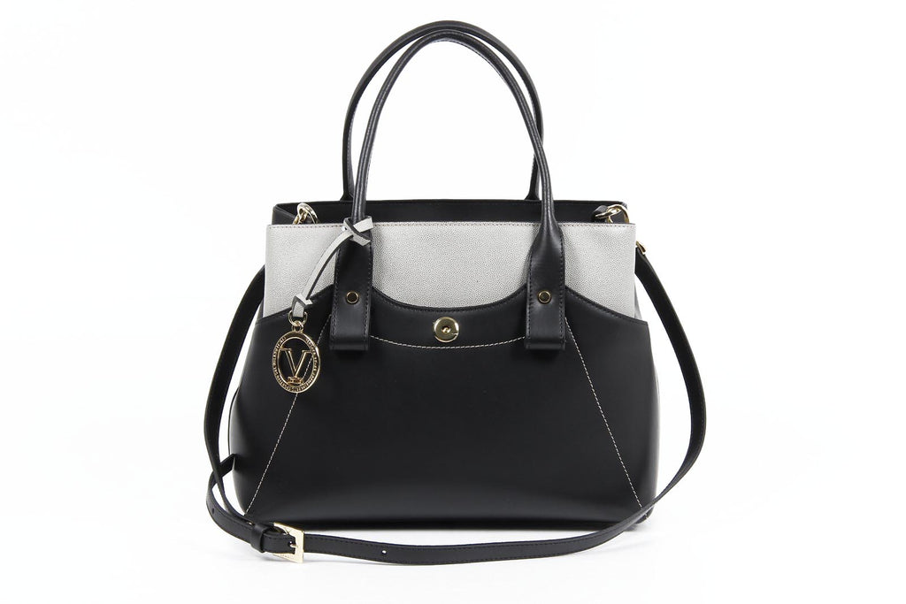 Borsa donna V 1969 Italia H491/52 RUGA/BELUGATO NERO/GRIGIO