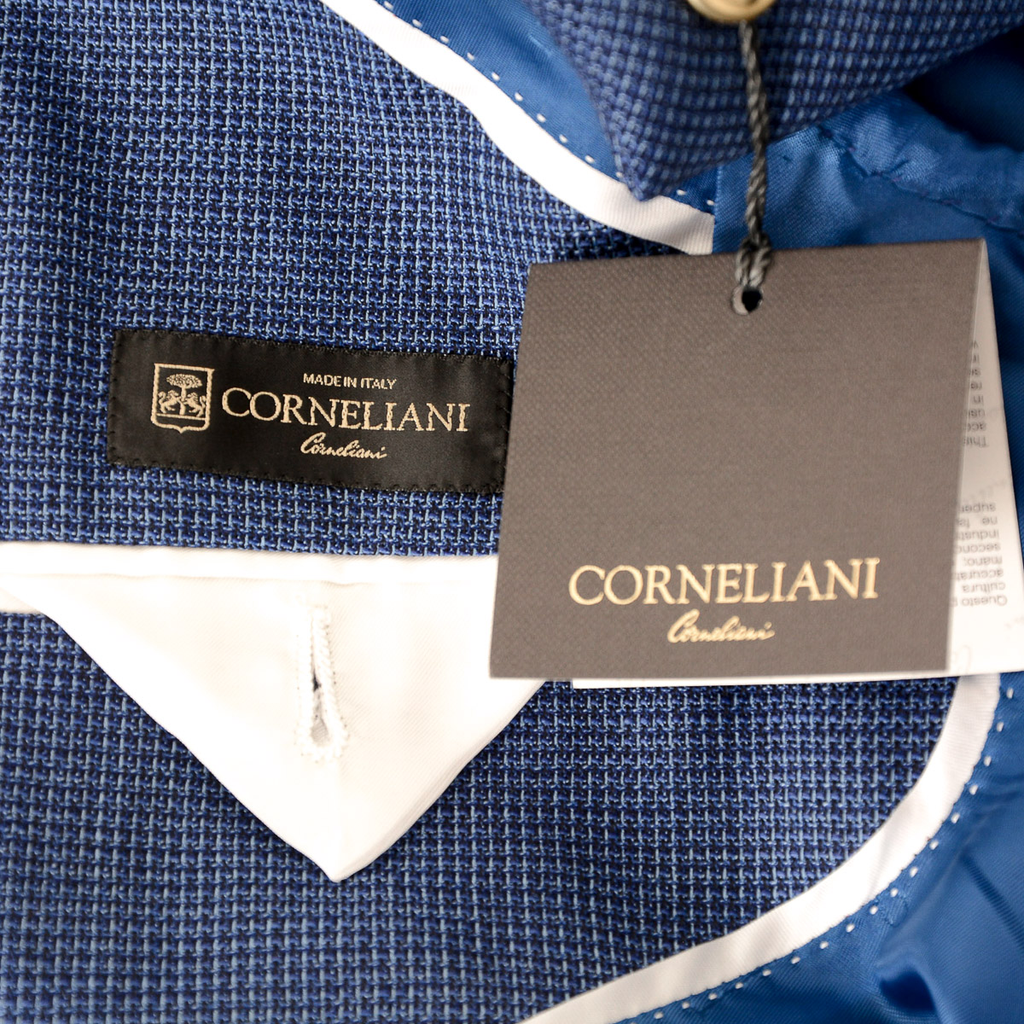 Corneliani Giacca Uomo Maniche Lunghe Azzurro Chiaro