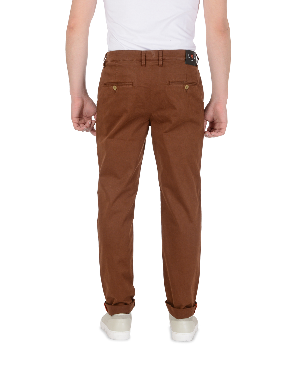 Pantaloni da uomo Andrew Charles Regular Fit RAMY BROWN