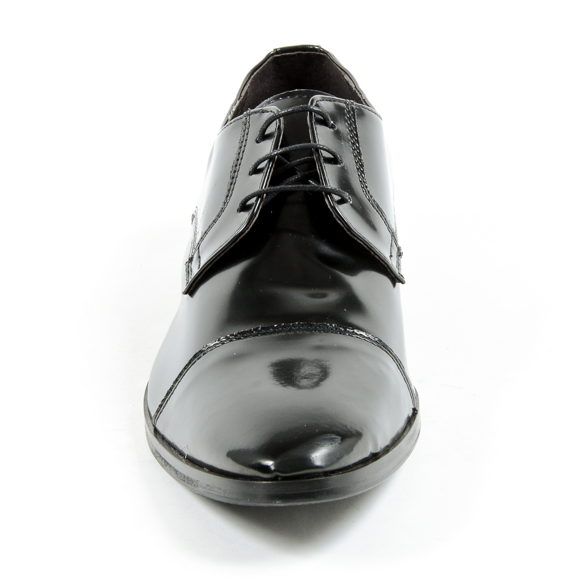 V 1969 Italia Scarpa classica da uomo nera CORONA