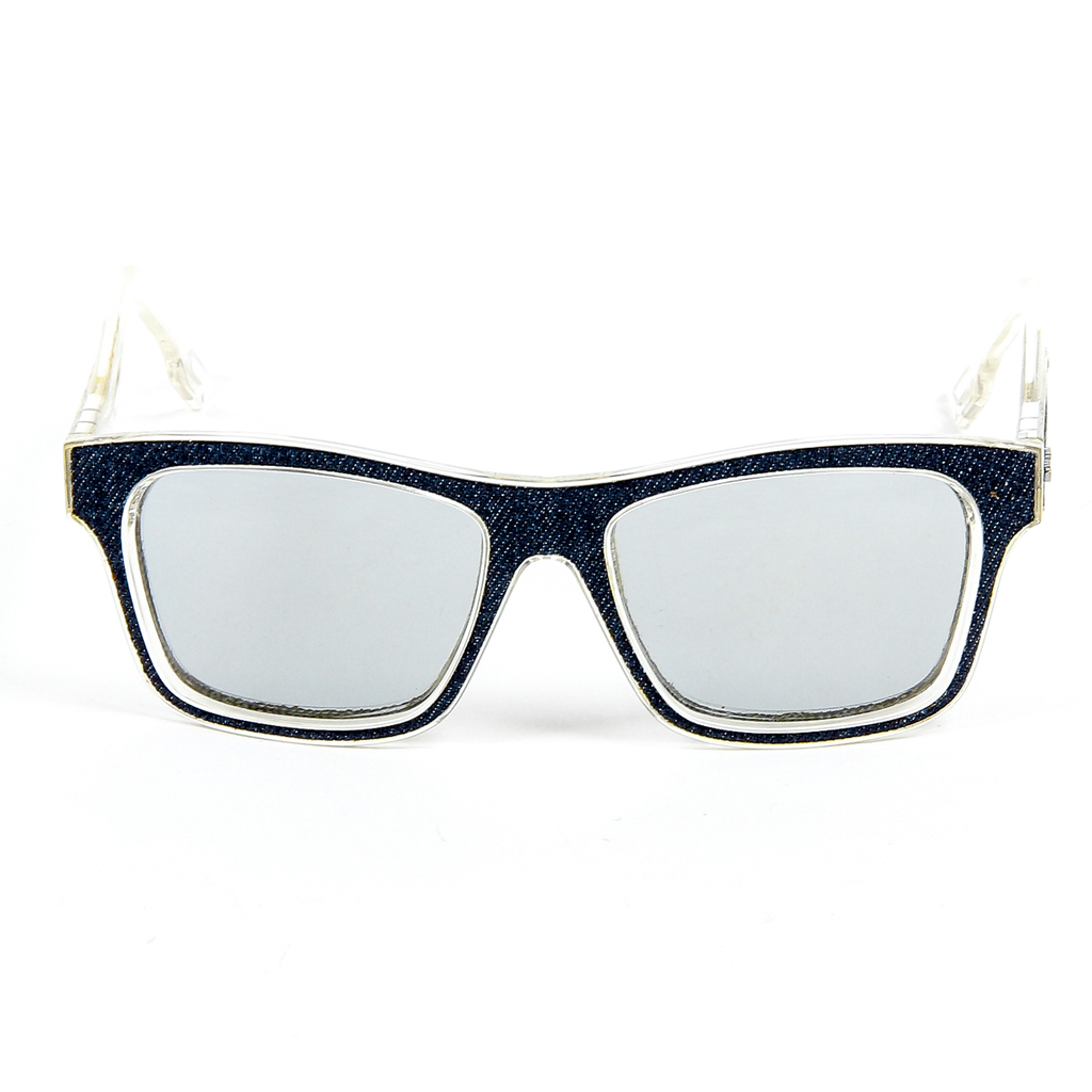 Occhiali da sole Diesel da uomo in denim DL0071 55 27C