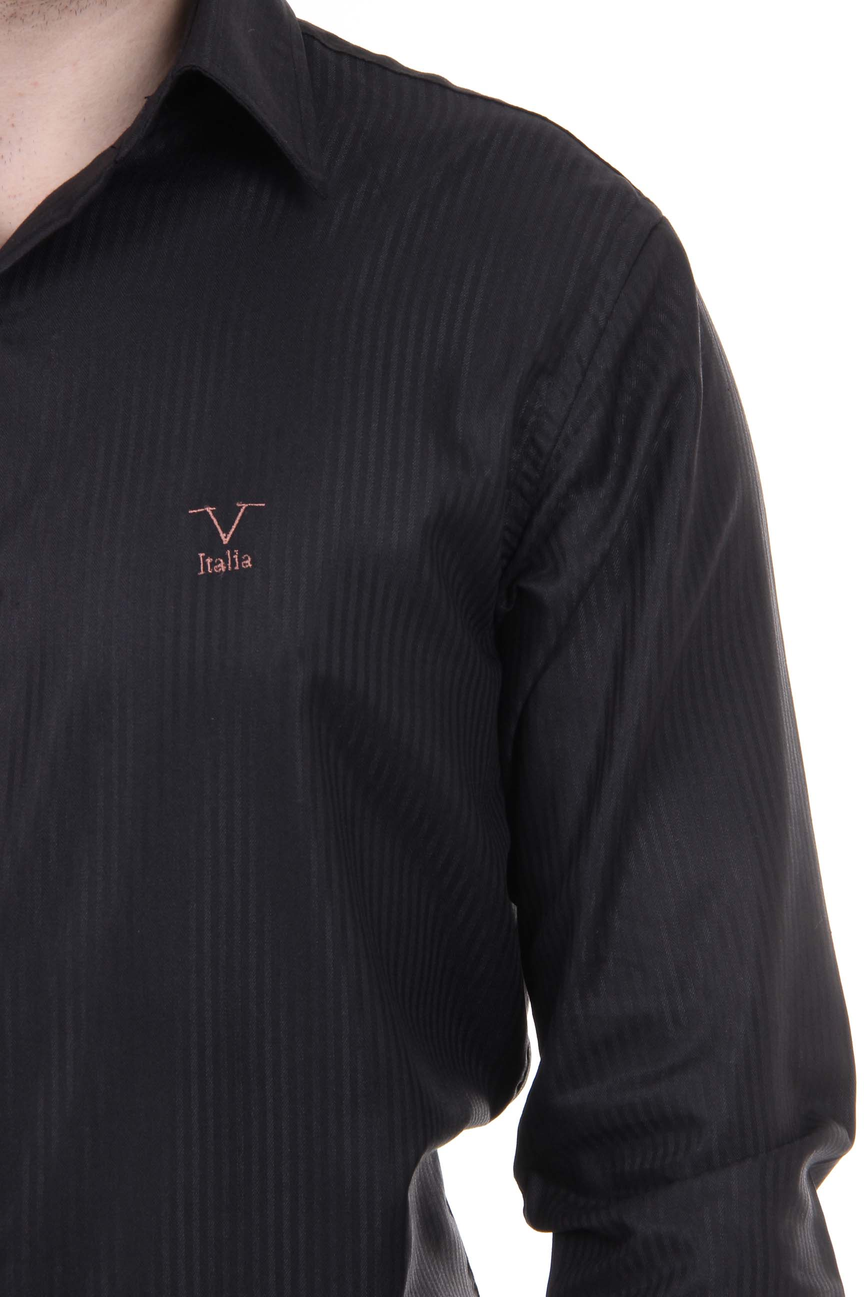 V 1969 Italia Camicia Uomo Nera SANDRO