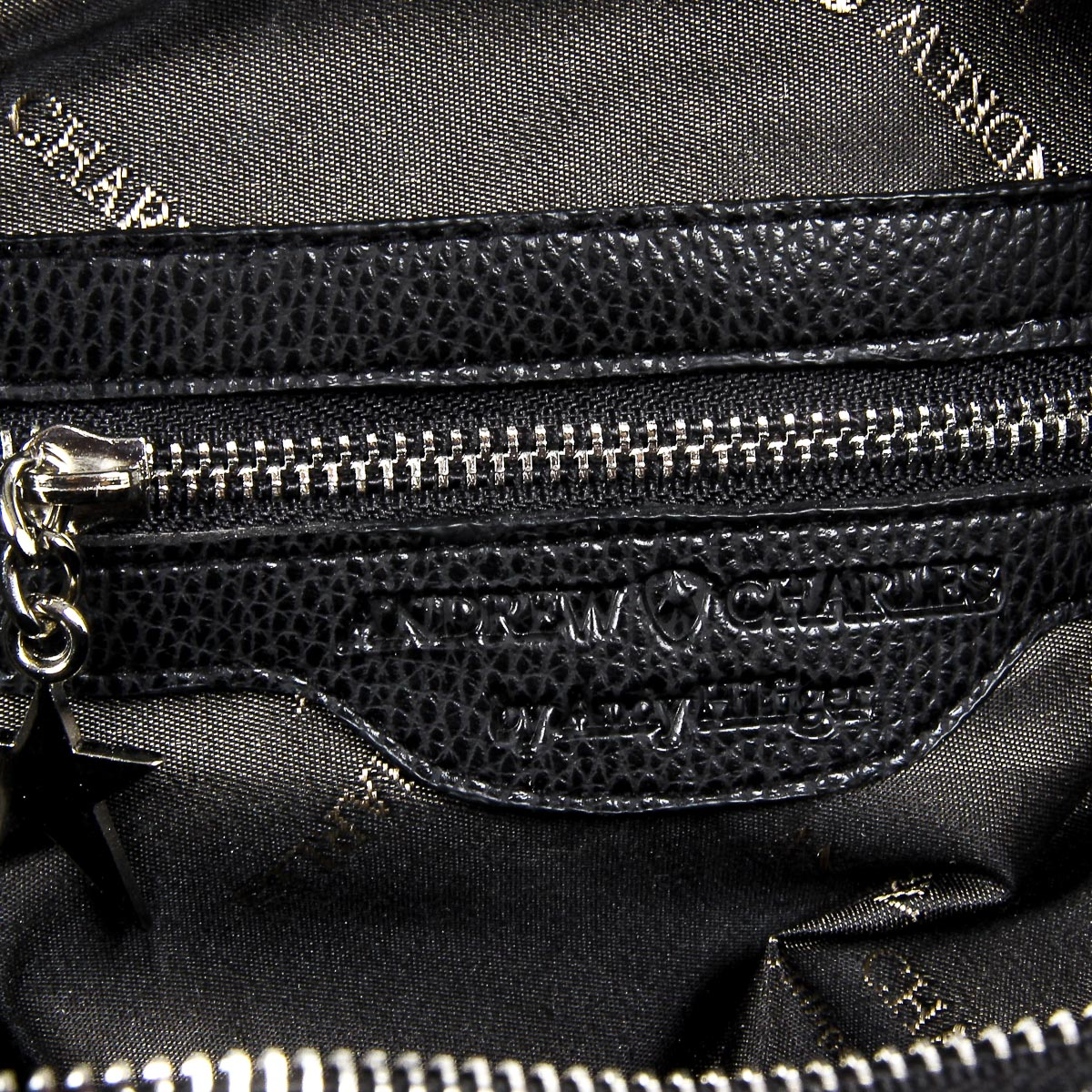 Borsa a mano da donna Andrew Charles nera DARSEY