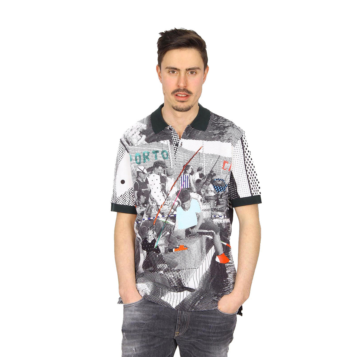 Dolce & Gabbana polo da uomo a manica corta G8EL8T G7AXU S9000