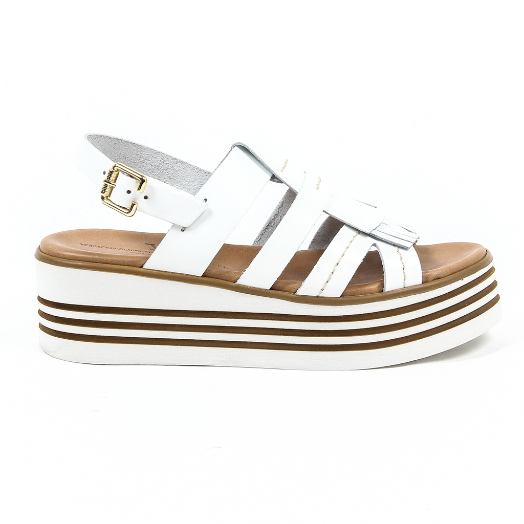 Sandalo flatform da donna V 1969 Italia
