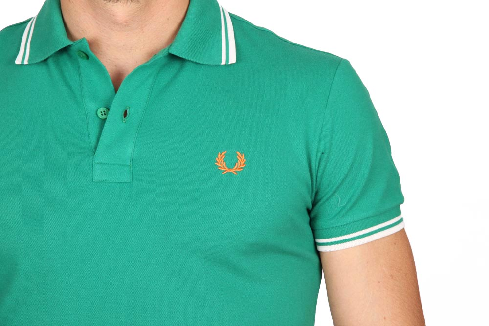 Polo da uomo Fred Perry verde 30162009 3094