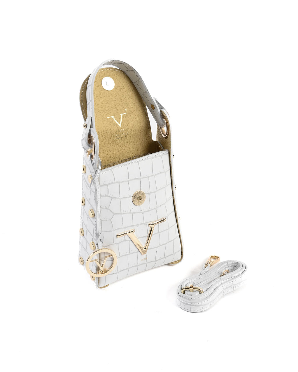 V Italia Borsa Mini Donna Bianca V16-COC-WHI