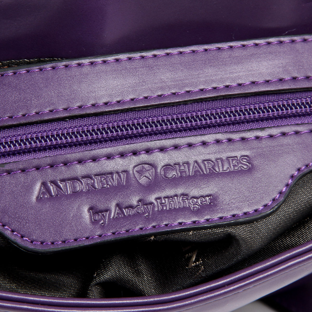 Borsa a mano da donna Andrew Charles viola SKYLA