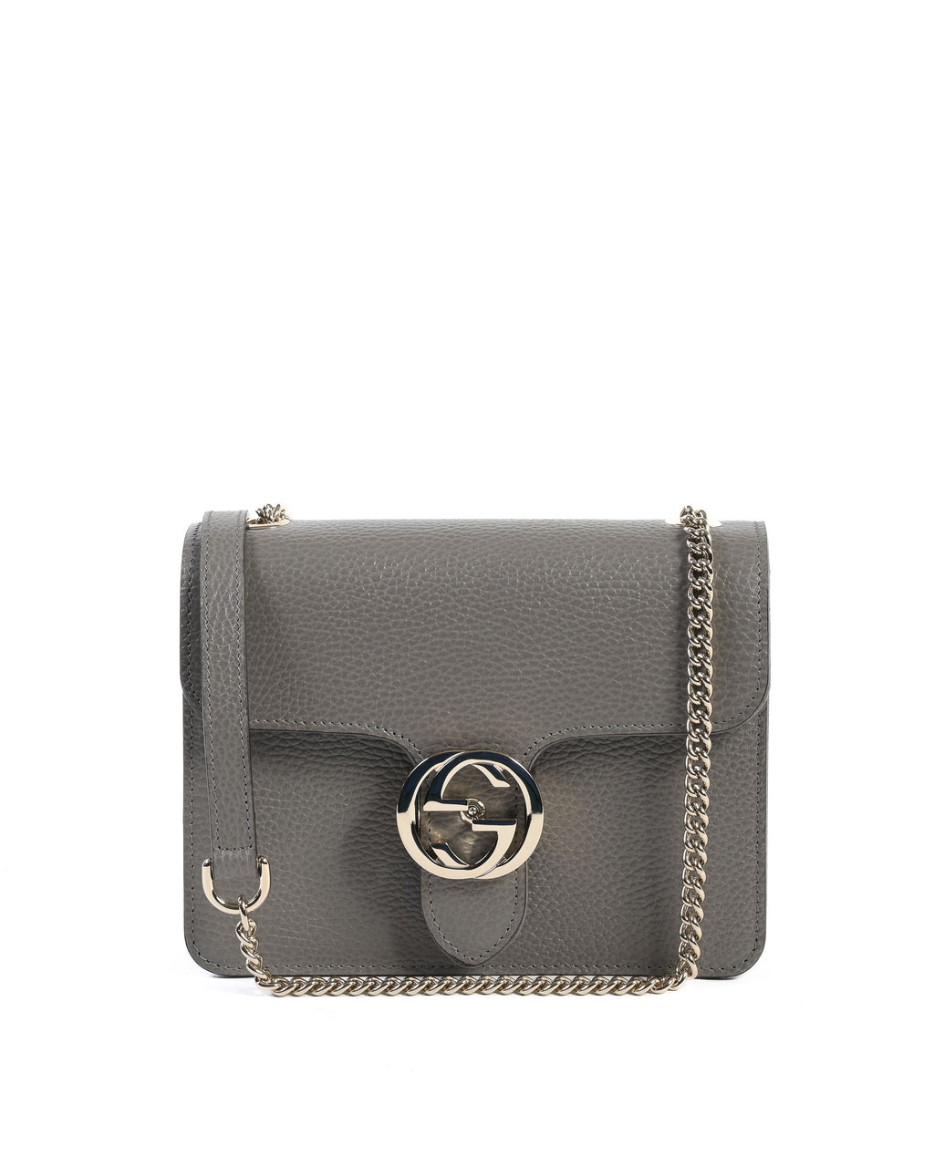 Borsa Gucci Interlocking in pelle con catena 510304 CAO0G 1226