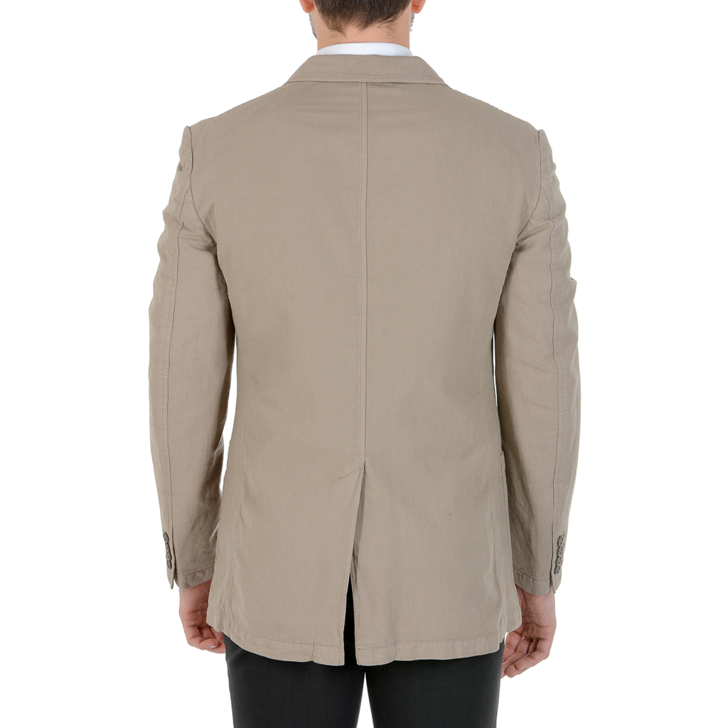 Giacca da uomo Faconnable a maniche lunghe beige COLIN