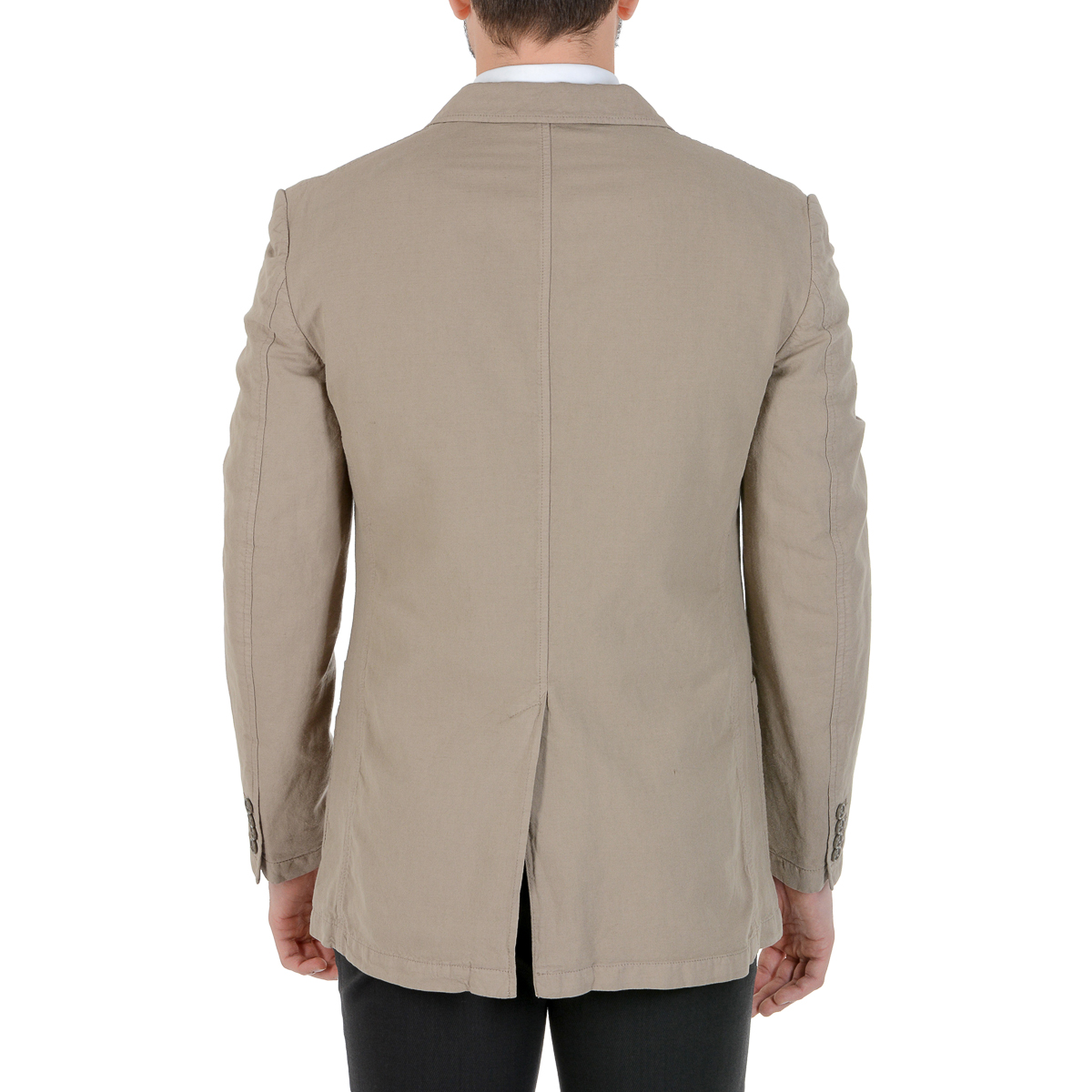 Giacca da uomo Faconnable a maniche lunghe beige COLIN