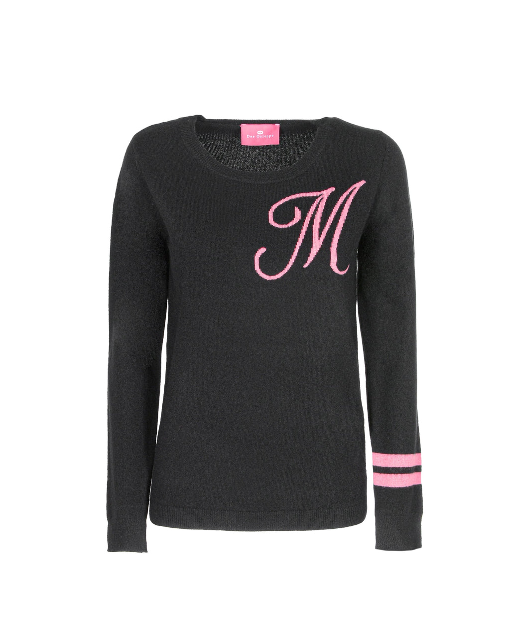 Maglione girocollo in cashmere - Nero