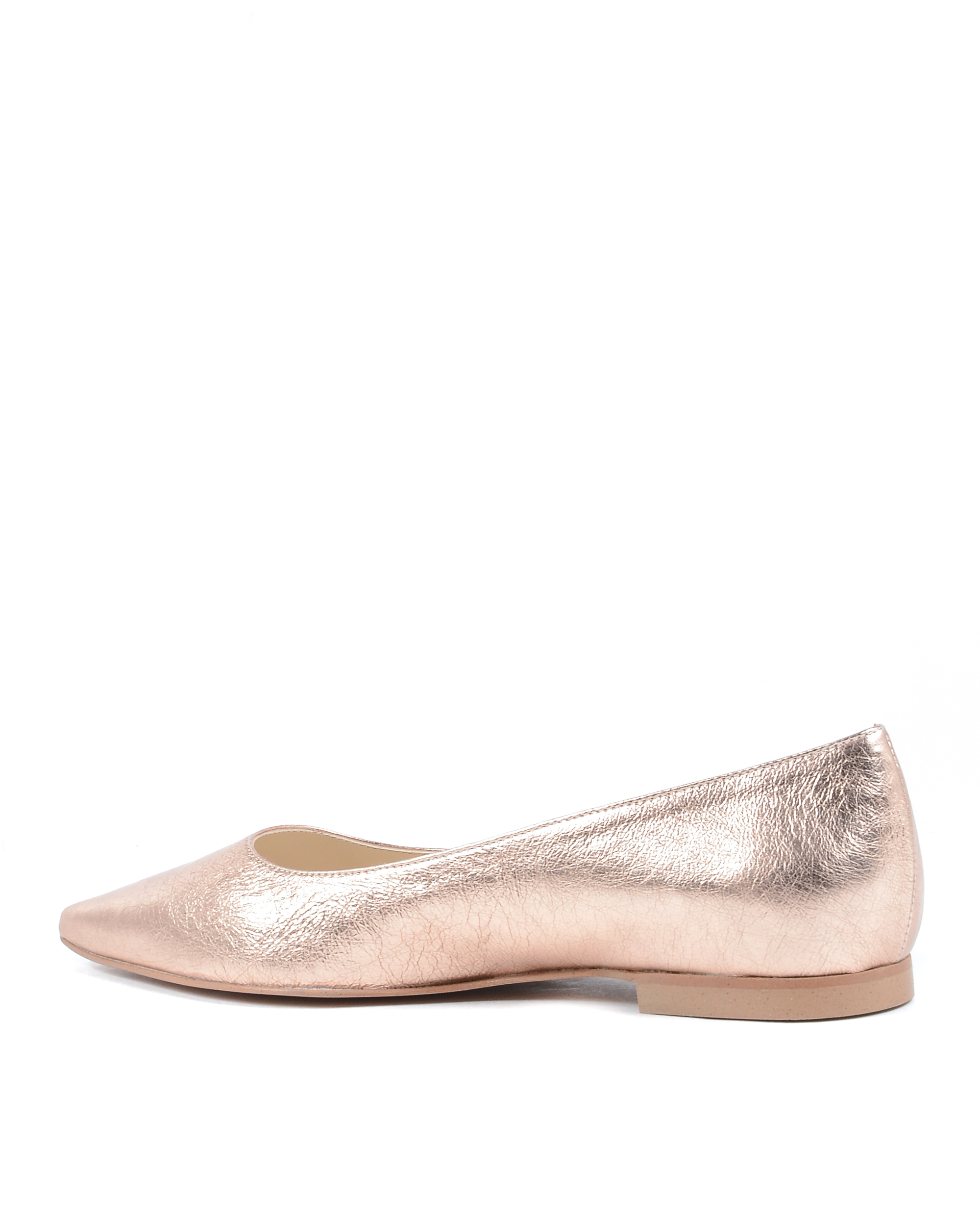19V69 Italia Womens Ballerina LamÃ¨ Gold 4747 LAM ORO
