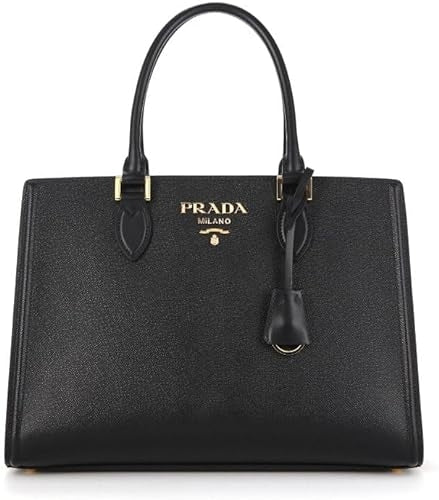 Borsa a tracolla Prada in morbida pelle Saffiano nera