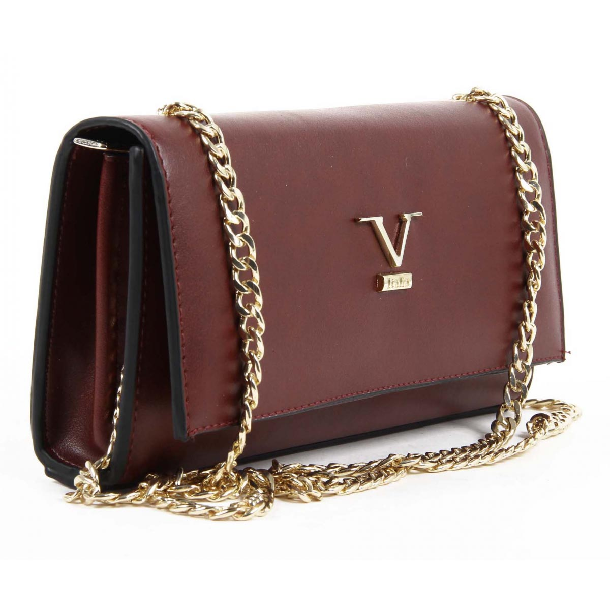 V 1969 Italia Borsa da donna VE011 CLARET RED