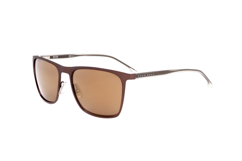 Occhiali da sole da uomo Hugo Boss BOSS 1149 S 4IN 57 18 145 MARRONE OPACO