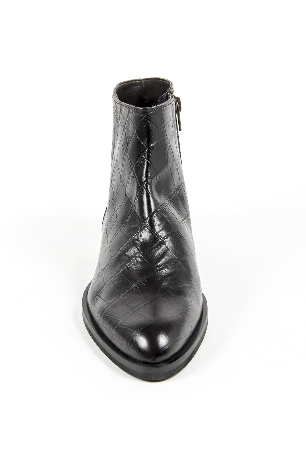 V 1969 Italia Womens Ankle Boot B1993 VIT. COCCO NERO