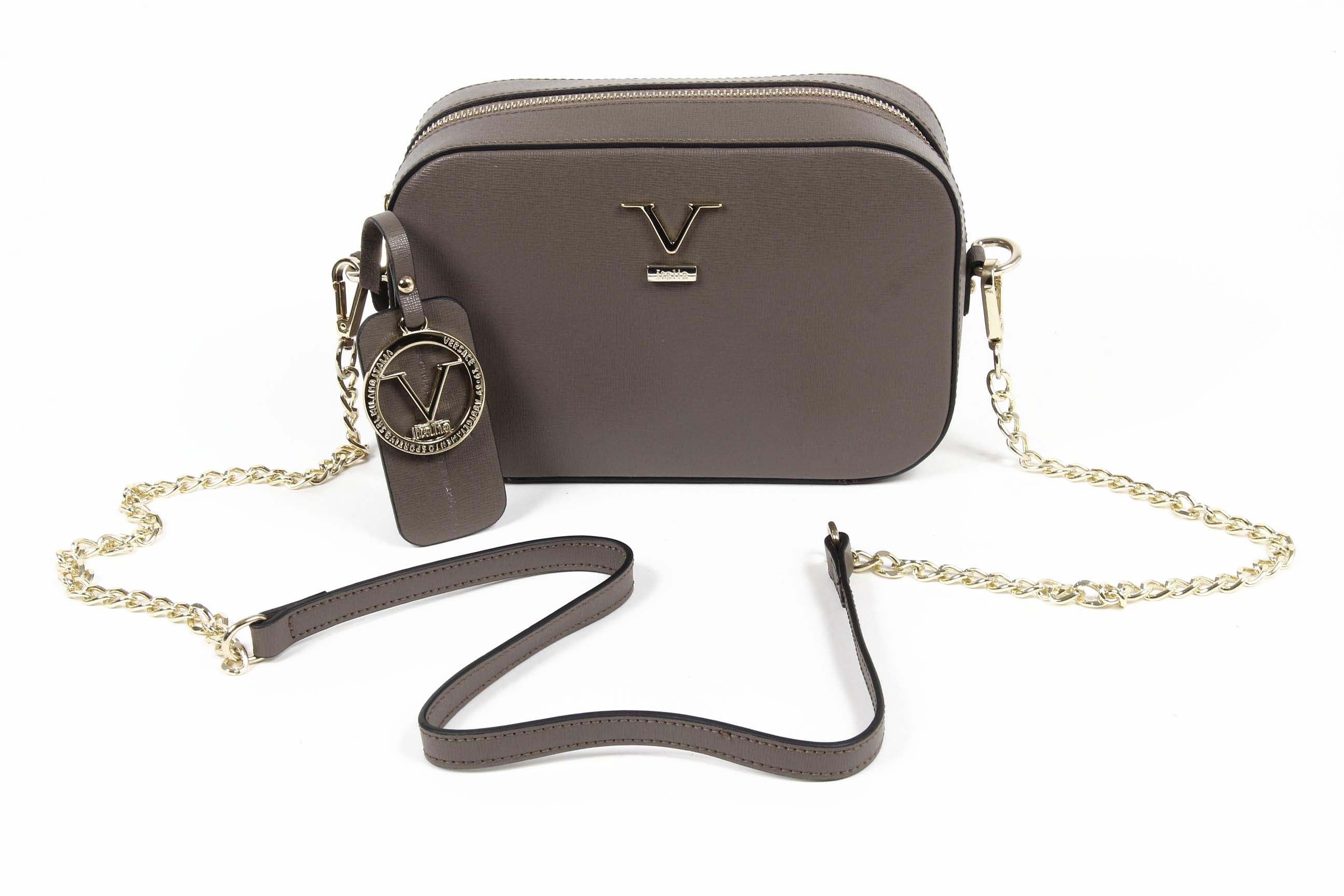 V 1969 Italia Borsa da donna V001 SAFFIANO TAUPE