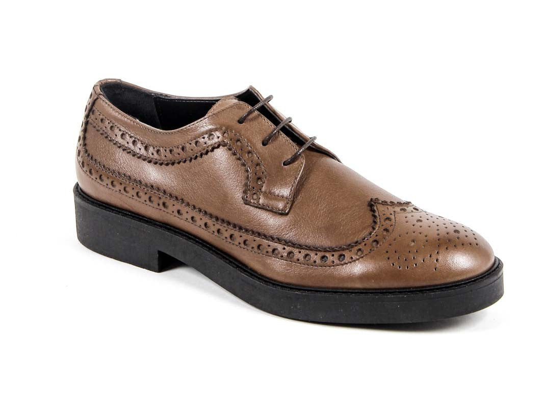 V 1969 Italia Womens Brogue Shoe B1670 VITELLO BROWN