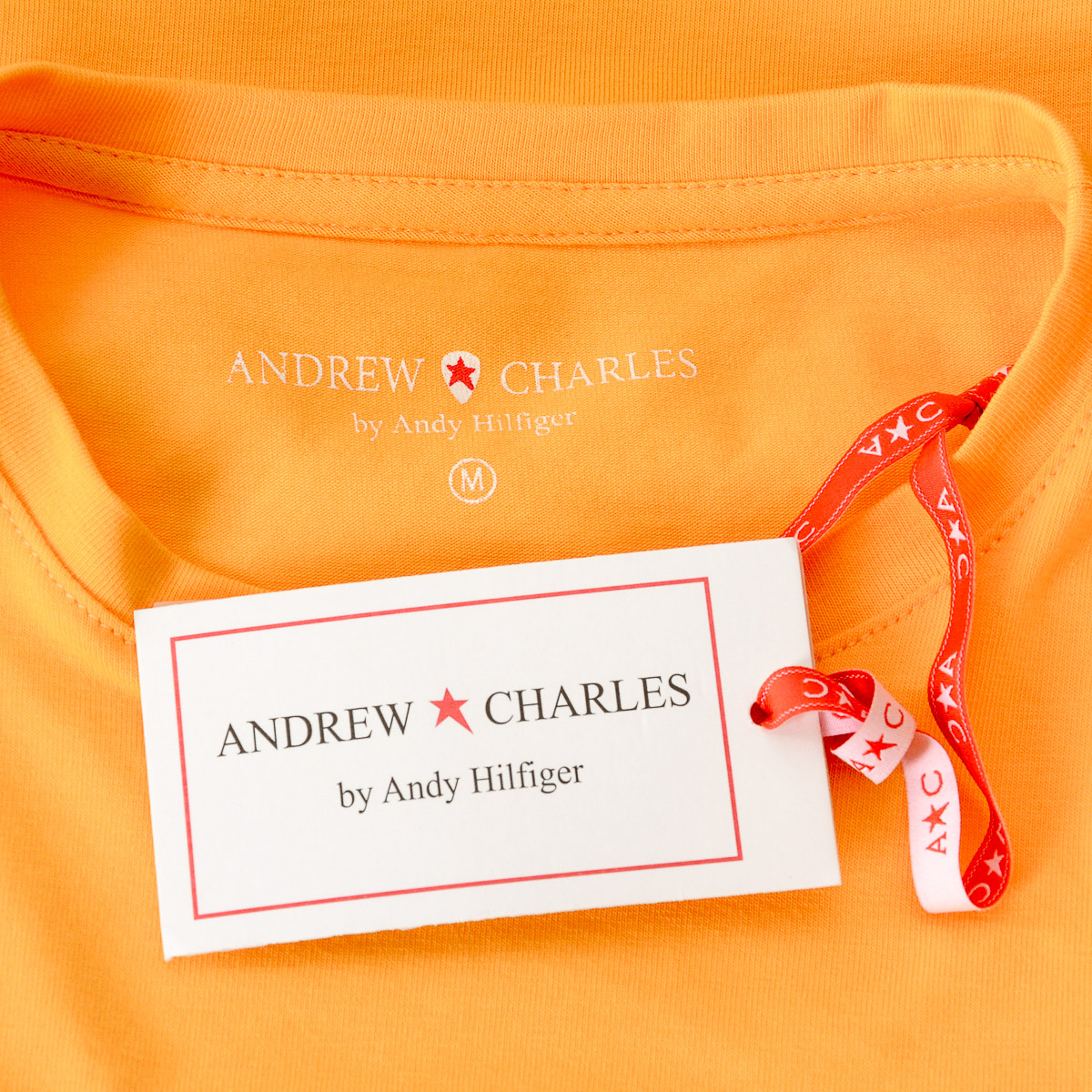 Andrew Charles Maglietta da donna a maniche corte con scollo tondo gialla TARANA