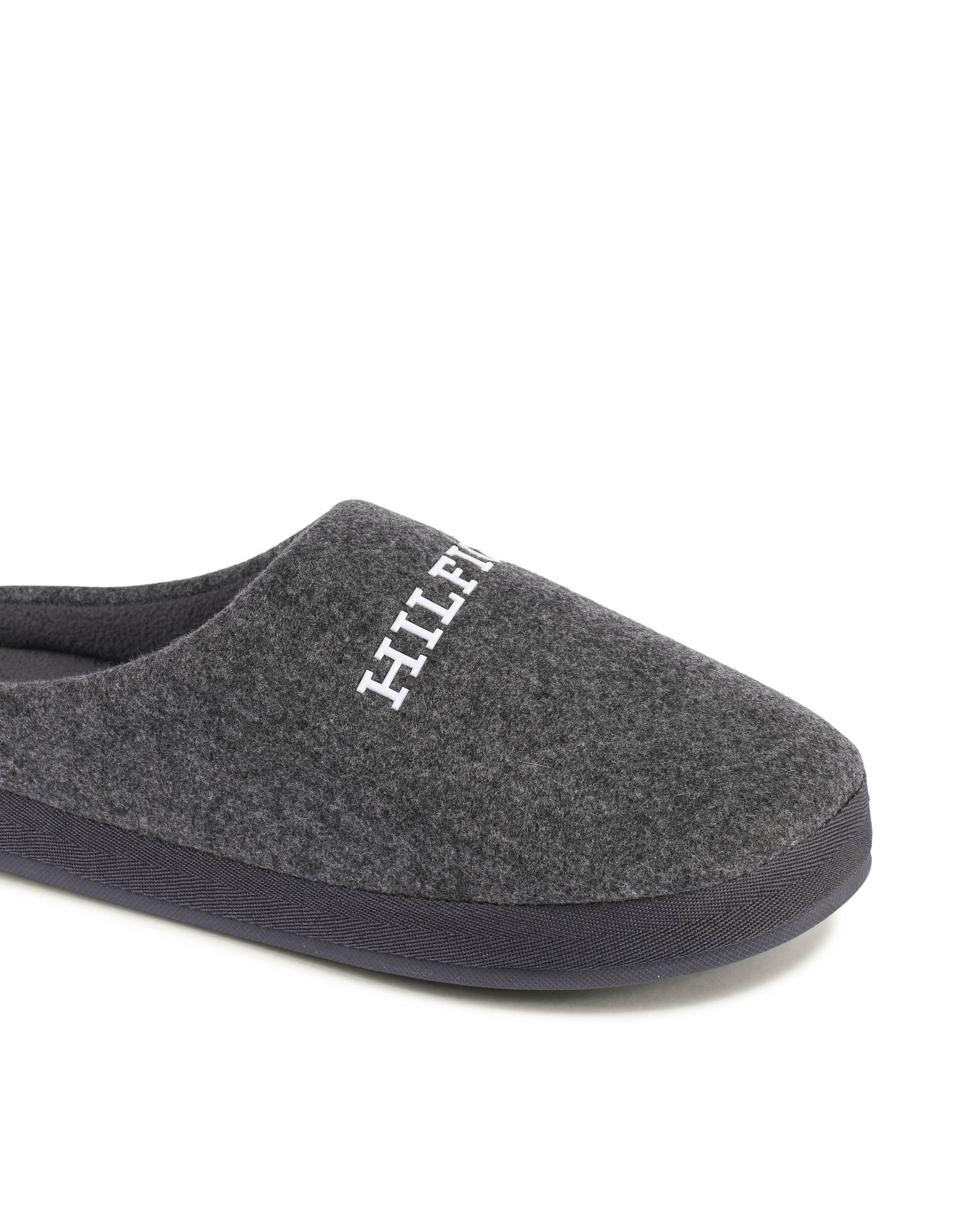 Tommy Hilfiger Pantofole da uomo grigie FM0FM04768PTY