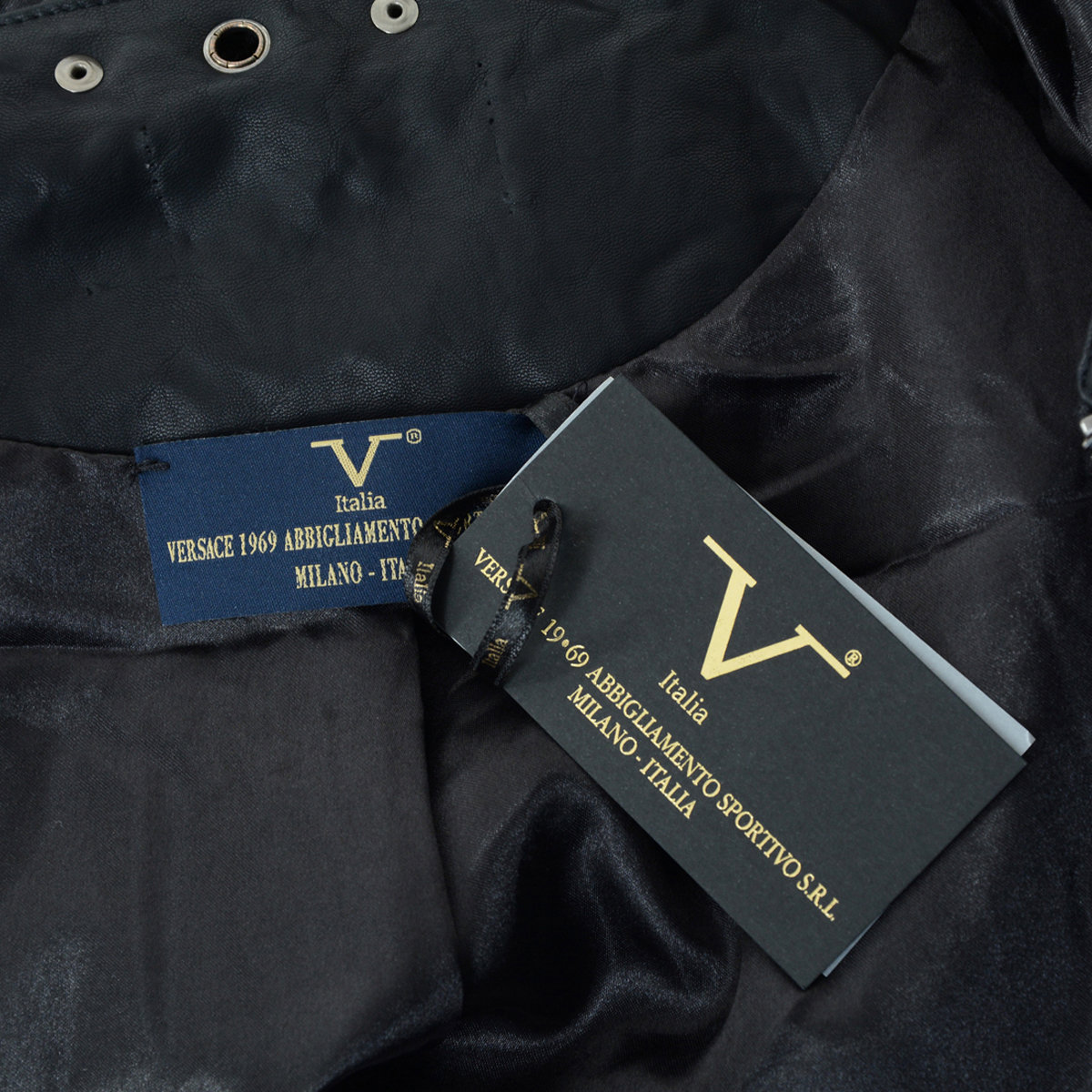 V 1969 Italia Gilet da donna senza maniche nero VERONICA