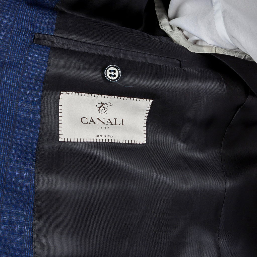 Abito da uomo Canali maniche lunghe blu