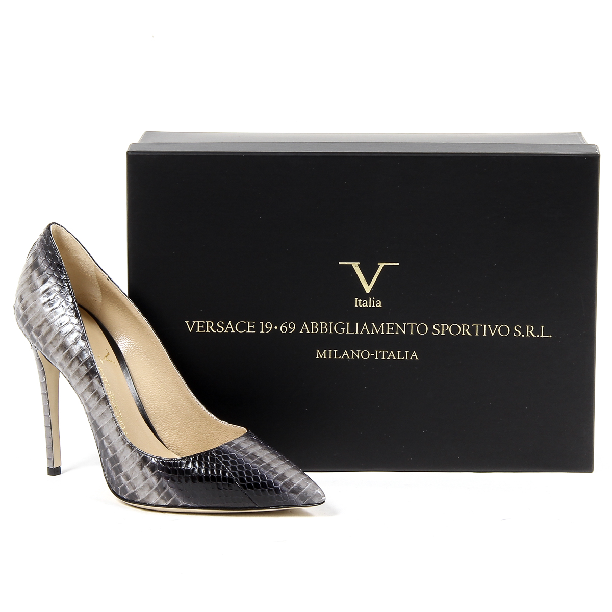 V 1969 Italia Womens Pump Grey ESTER