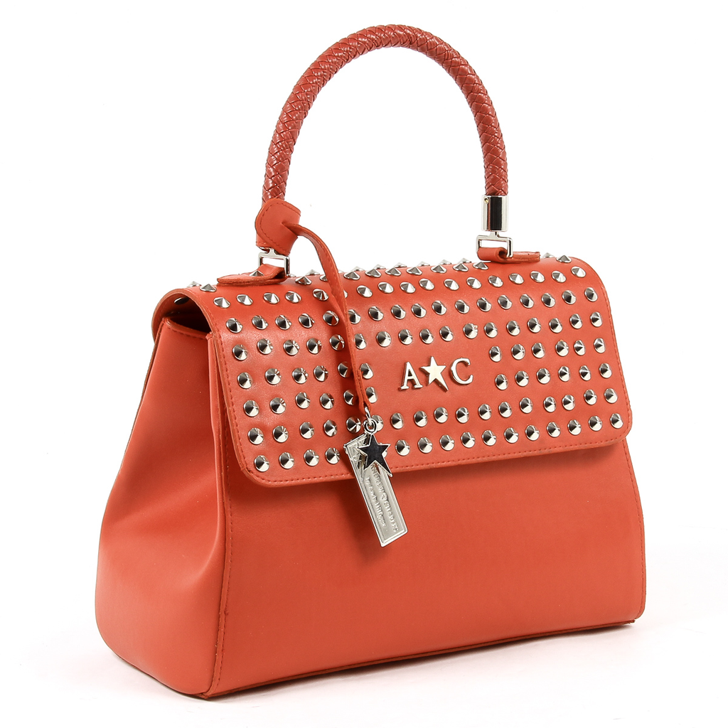 Borsa a mano da donna Andrew Charles rossa BROOKLYN