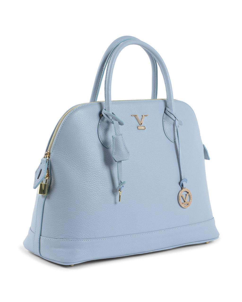 V Italia Borsa a mano da donna Azzurro BC10880 DOLLARO CELESTE