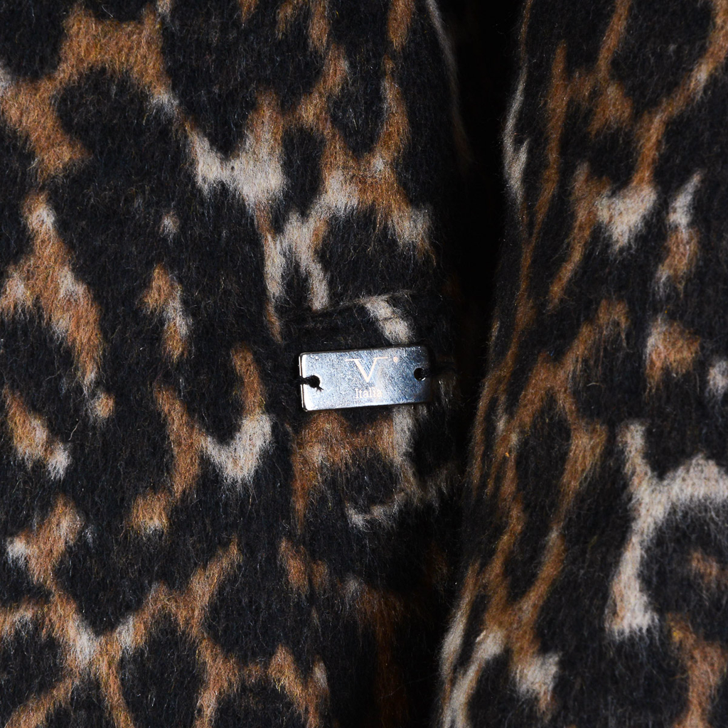 V 1969 Italia Cappotto da donna a maniche lunghe Marrone GEMMA