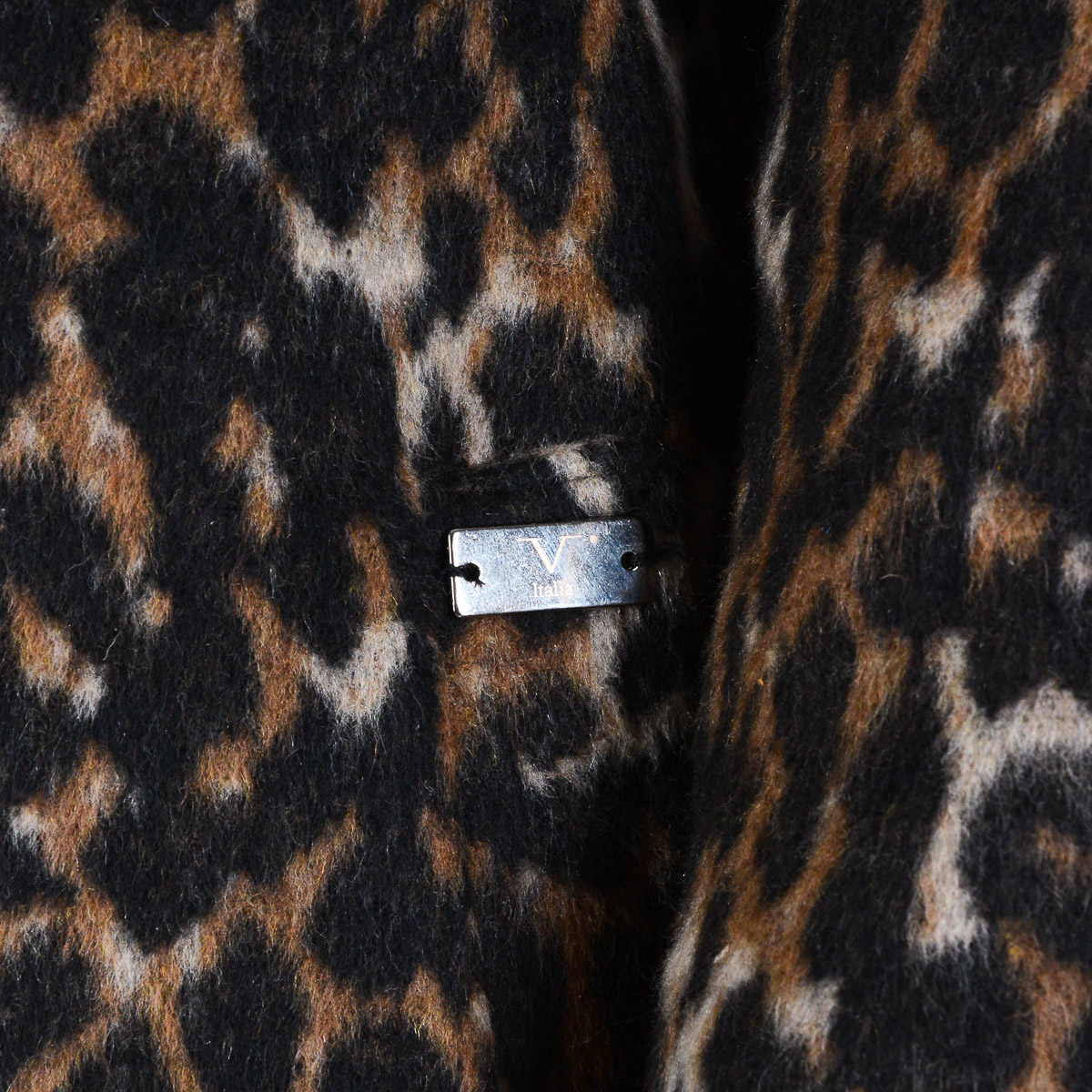 V 1969 Italia Cappotto da donna a maniche lunghe Marrone GEMMA