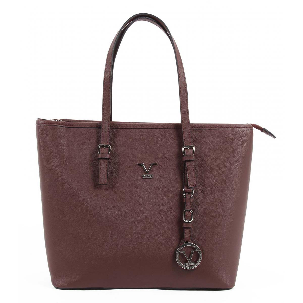 V 1969 Italia Borsa da donna VE010 CLARET RED